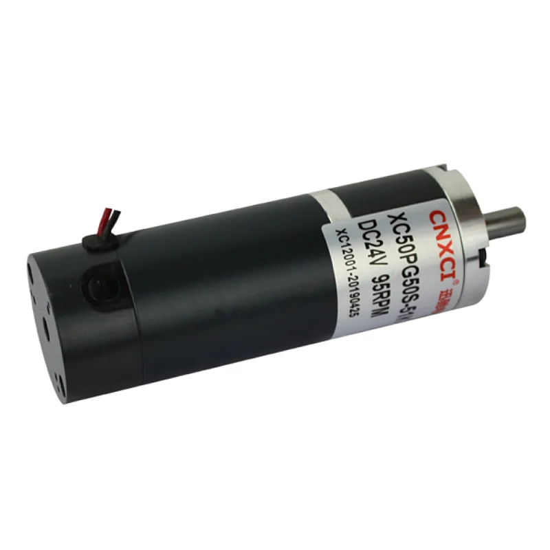 Imagem -04 - Redutor Planetário Engrenagem dc Motor 50 mm 50pg50s Diâmetro do Eixo 10 mm Ímã Permanente dc 12v 24v High Torque Power Baixa Velocidade 70w