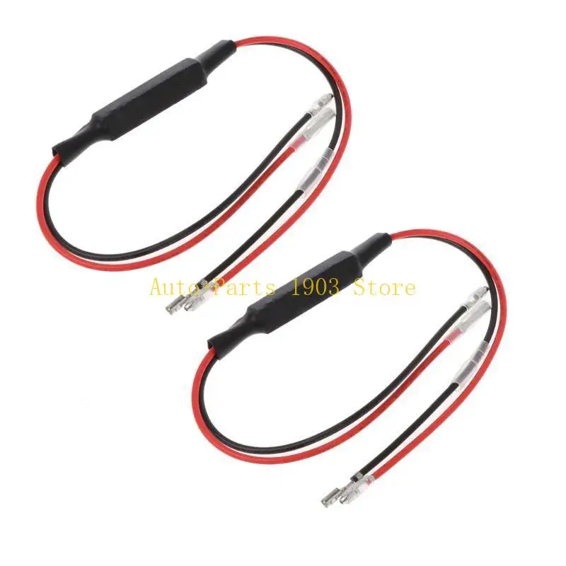 E21C 2Pcs for DC 12V Cement Load Resistors For Motorcycle LED Turn Light Motorcyle Accessories
