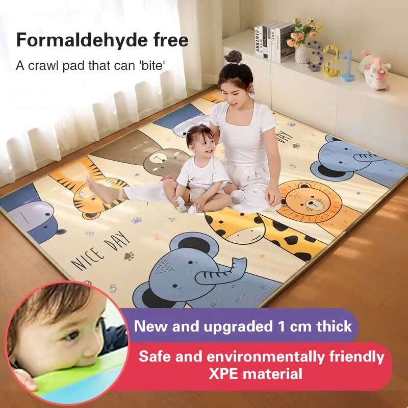 1cm/0.5cm Thick Environmentally EPE Friendly Thick Baby Crawling Play Mats  Carpet Play Mat for Children's Safety Mat Rug Gift