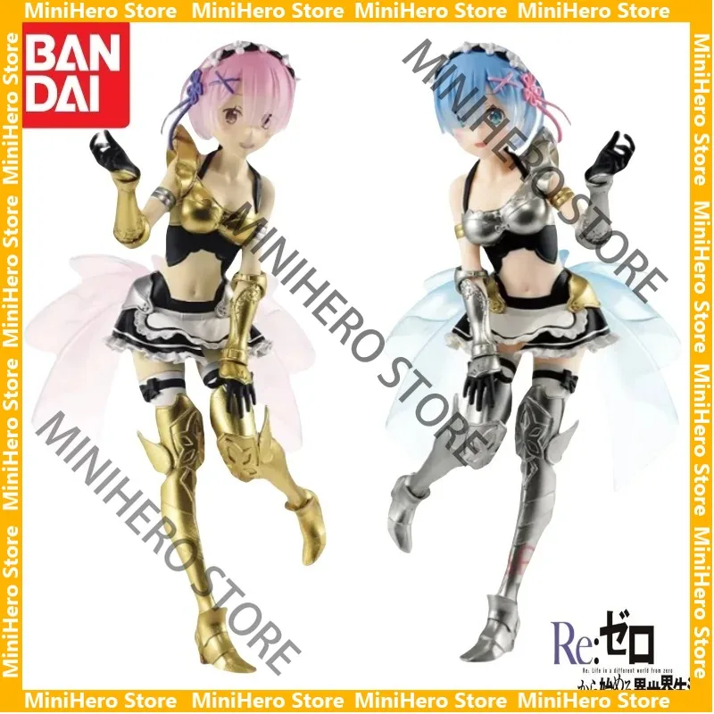 

In Stock Bandai Original Re:Zero Rem Ram Action Figure PVC 1/7 Anime Collectible