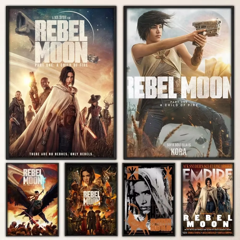 Film R-Rebel Moon Poster Prints Poster Wall Canvas Painting Bedroom Living Room Wall Bar Restaurant Sticker