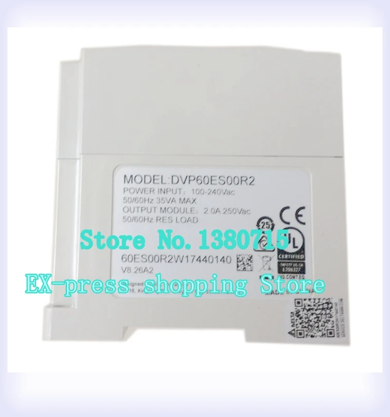 New Original DVP60ES00R2 PLC 100-240VAC 36DI 24DO Relay Output Standard