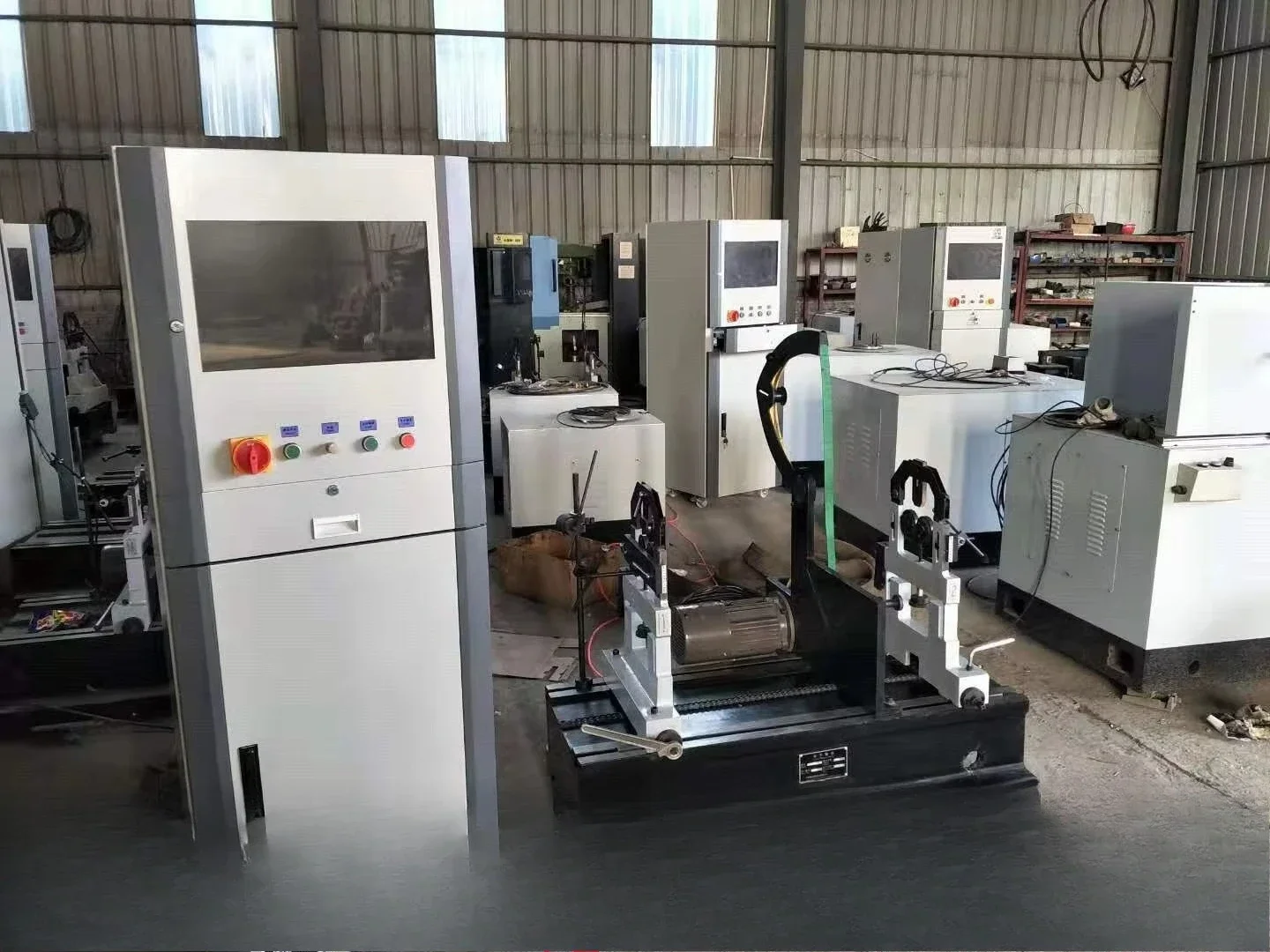 Turbo Belt Drive Dynamic Balancing Machine YYQ-50A Tire Changer and Wheel Balancing Machine Combo
