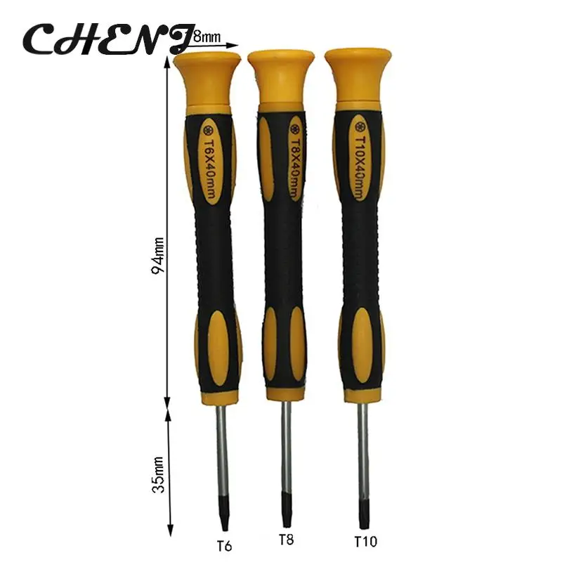 T6 T8H T10H Screwdriver Tool Kit with Prying Tool and Cleaning Brush Repair PS3 PS4 Controller