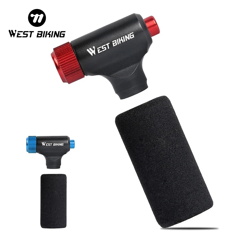 

WEST BIKING Portable Mini Bicycle Pump Ultralight Air CO2 Inflator Cycling Pump Bike Ball Pump Schrader Presta Bike Accessories