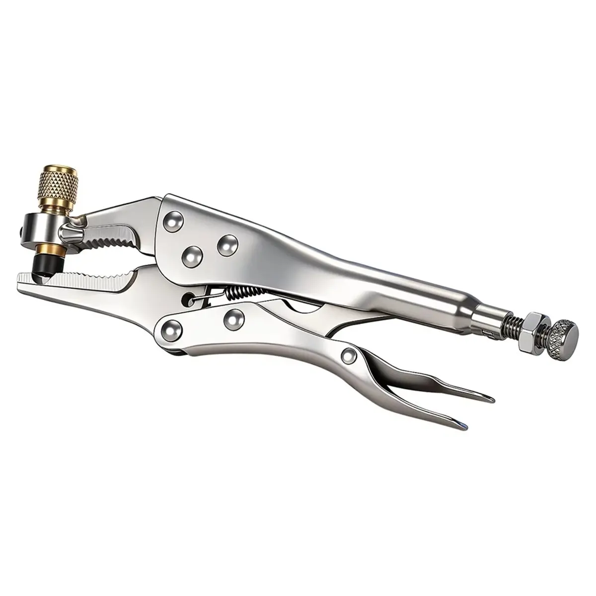 【50% OFF】Refrigeration Hydraulic Crimper Air Conditioner Refrigerant Recovery Tube Steel Locking Plier Hand Tool