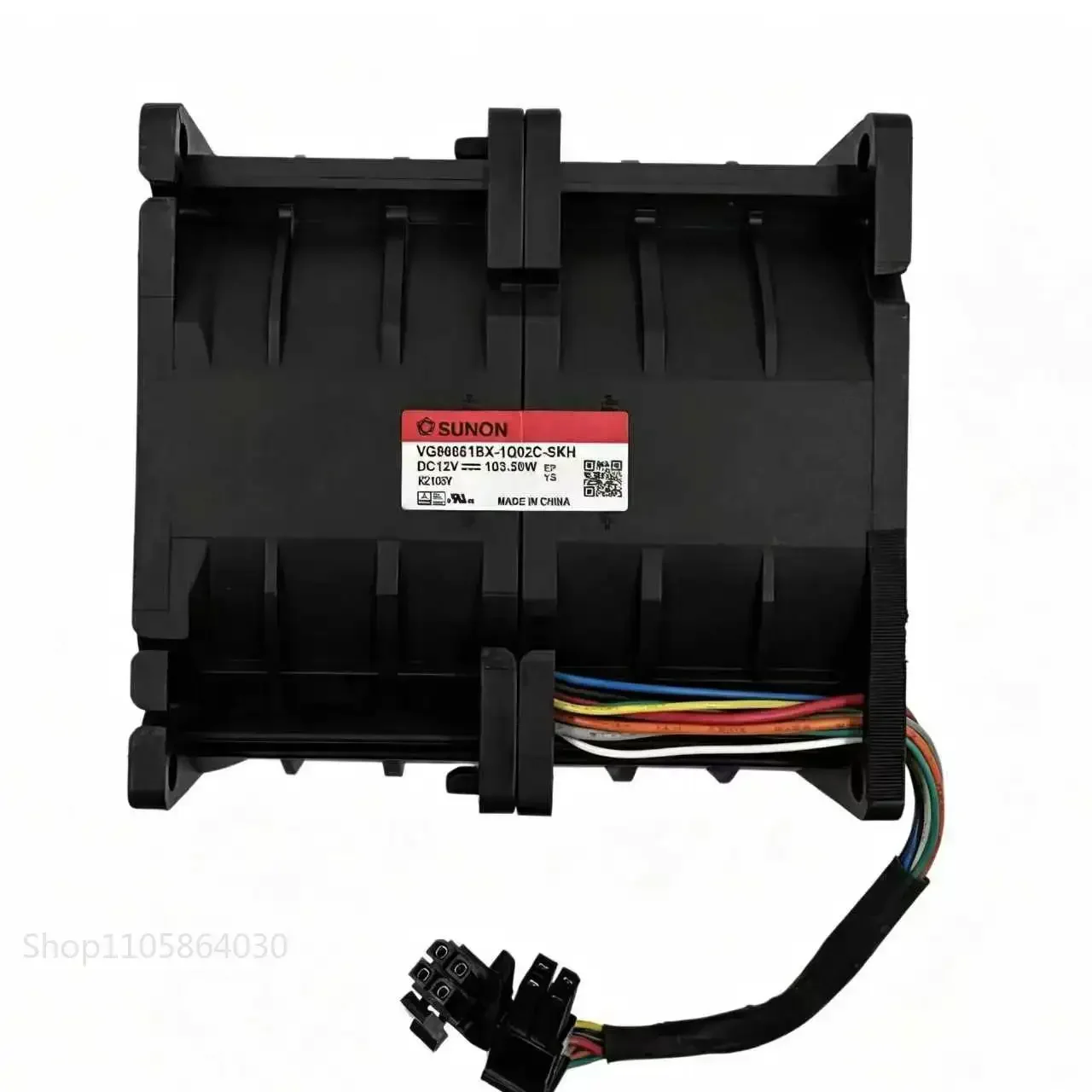 LY Original For SUNON VG80661BX-1Q02C-SKH DC 12V 103.50W Multi-Wire Dual-Fan Heavy-Duty Industrial Cooling Fan