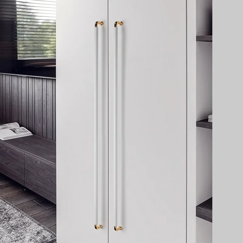 972mm long Cabinet Handles Modern Minimalist Kitchen Drawer Elongated Nordic Wardrobe Cabinet Door Handles for Furniture