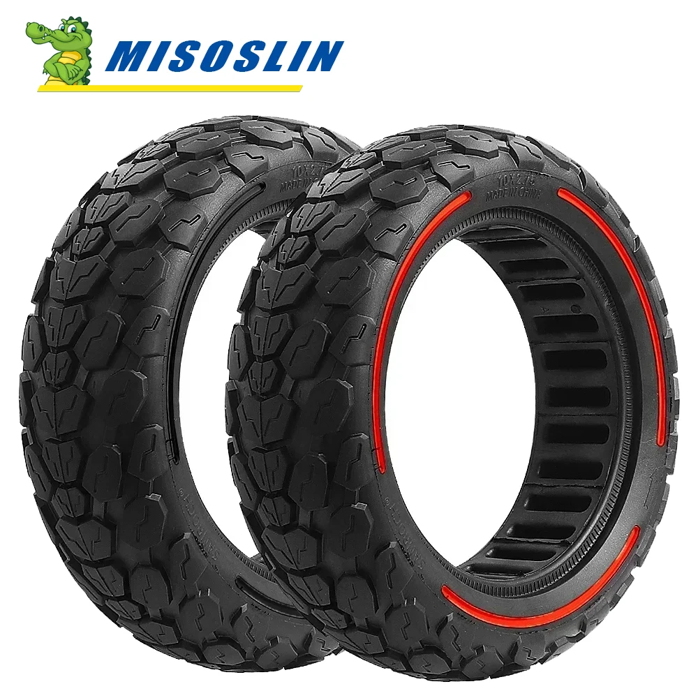 

For Kugoo G-Booster G2 Pro Electric Scooter 10x2.75 Off-road Solid Tires Non-Pneumatic Honeycomb Tyres Accessories 10inch Tyre