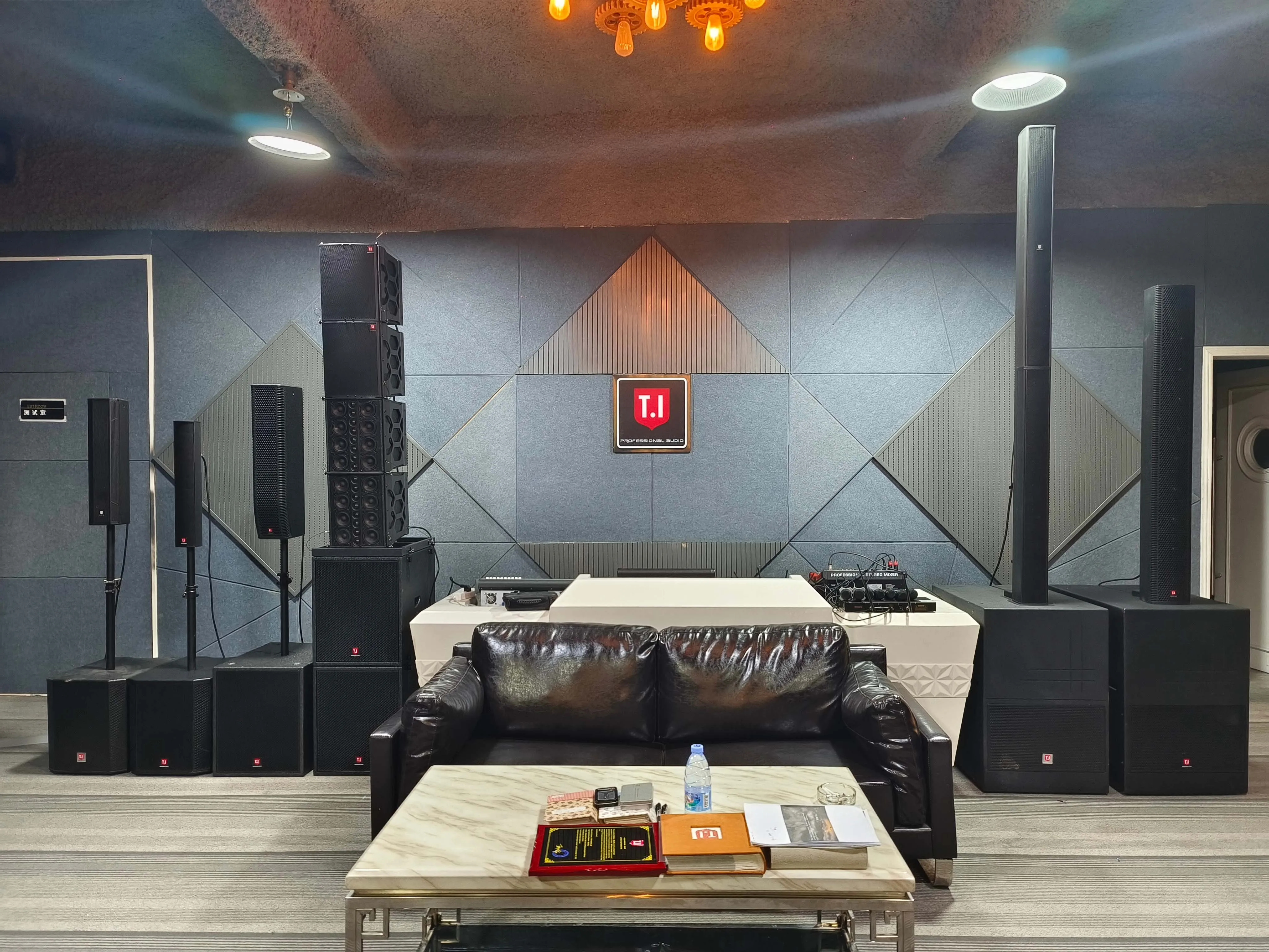 T.I Pro Audio Professional Audio Sound Equipment 6*4.5'' Active Column System Speaker For Church