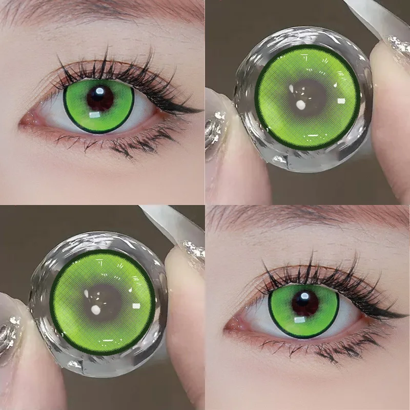 JeweLens Grüne Farbe Kontakt Koreanische Große Augen Objektiv Cosplay Kontakte Neu Kommen Make-Up Hohe Qualität Schnelle Lieferung – Detail 4