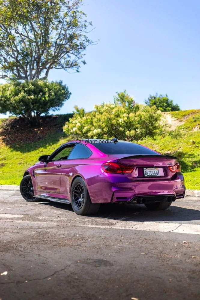 Super bright metallic berry purple Shift Suitable vinyl stickers Bubble-free easy liner for car wrap quality Warranty 1.52*17M