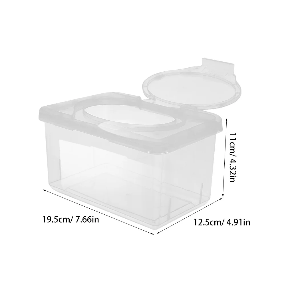 2 pezzi dispenser di salviette per il viso porta salviette umidificate per bambini coperchio in silicone sigillato con una sola mano decorazione multifunzionale per il bagno della scuola materna