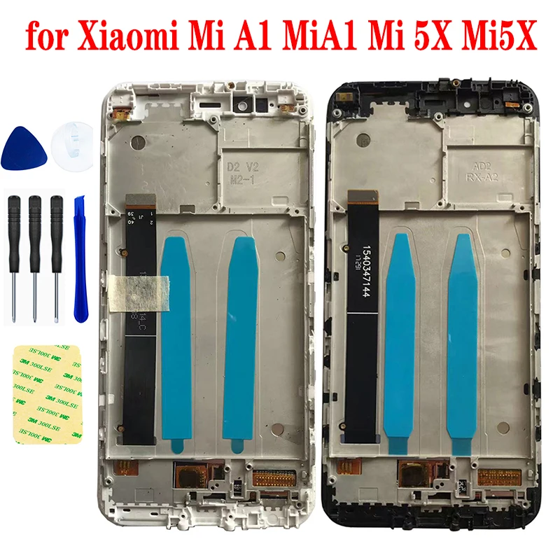 

Для Xiaomi Mi A1 ЖК сенсорный экран дигитайзер Датчик Mi 5X MiA1 Mi5X ЖК-дисплей Панель модуль матрица Pantalla рамка в сборе