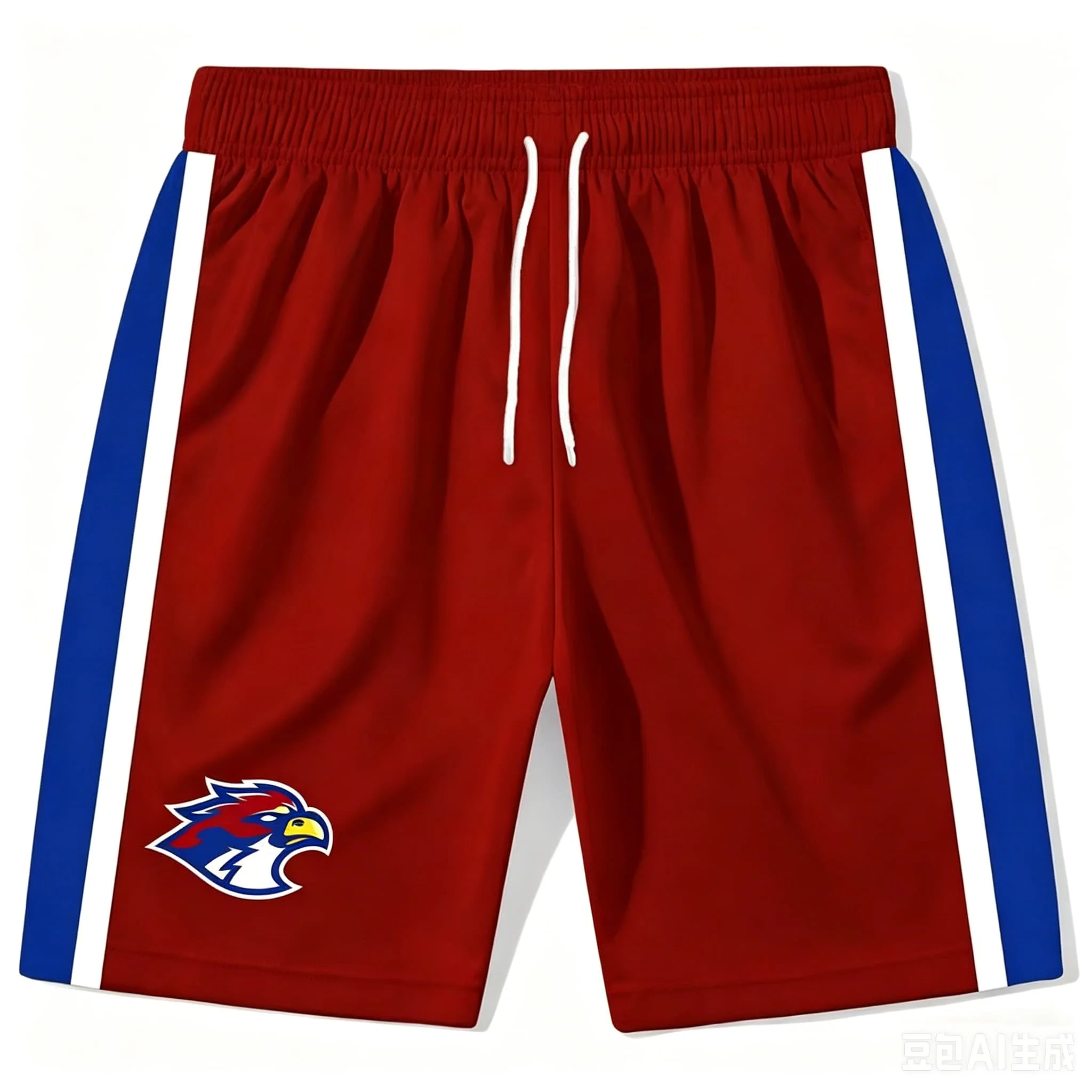 Briar Ice Hockey Team Eagle Logo Sports Shorts Men Gym Short Pants Two Color Options Casual Athletic Workout Training Bottoms