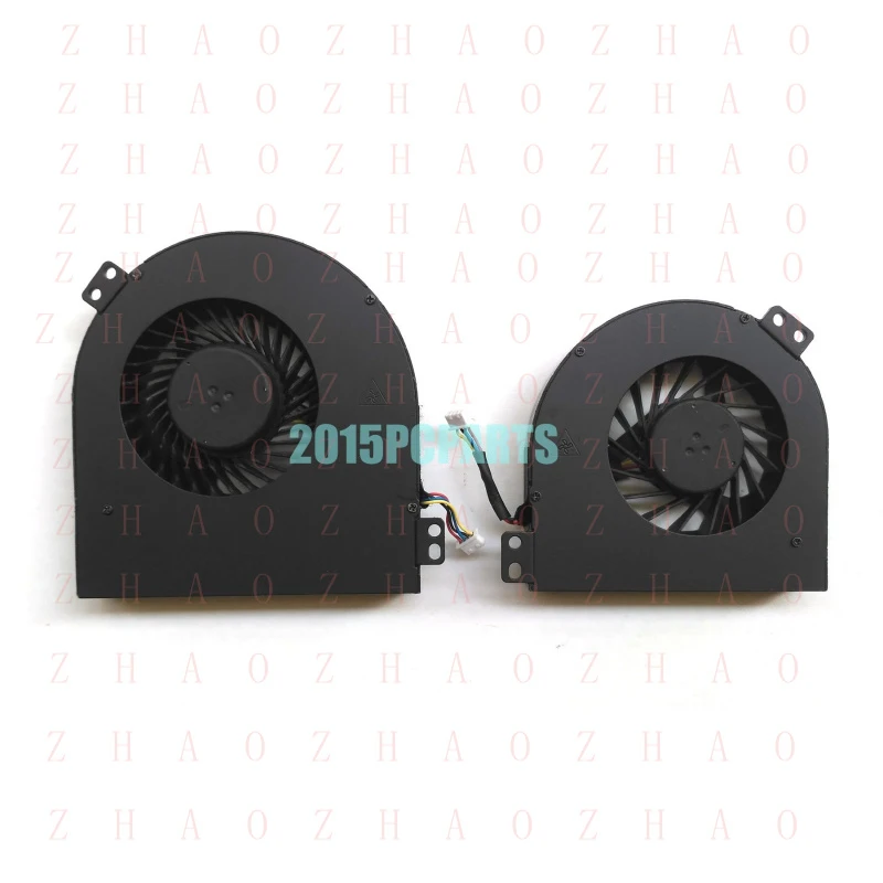 L+ For Dell Precision M4800 CPU & GPU Cooling Fan DC28000DDD0 DC28000DEDL