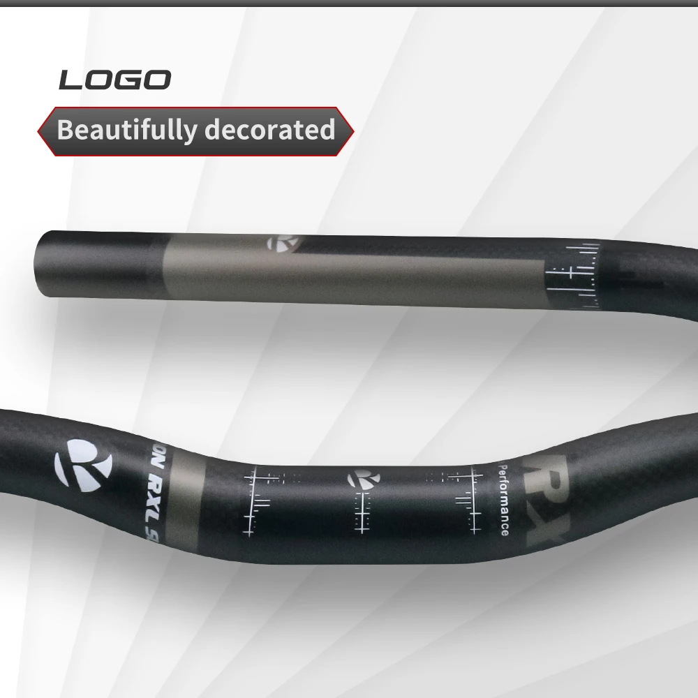 RXL SL MTB Carbon Handlebar Straight Flat/Riser Handle Bar Mountain Bike Accessories 31.8*760/780/800/820 Matt Bicycle Handlebar