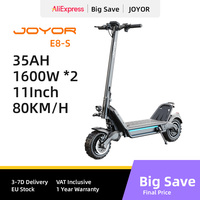 Joyor E8-S Off-road Electric Scooter 1600W*2 Dual Motor 72V 35Ah Battery 11\