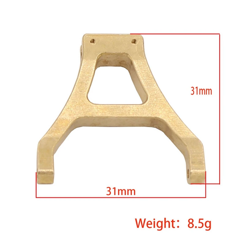 Messing Achter Auto Shell Pijler Connector Voor Axiale AX24 1/24 Rc Crawler Auto Upgrade Onderdelen