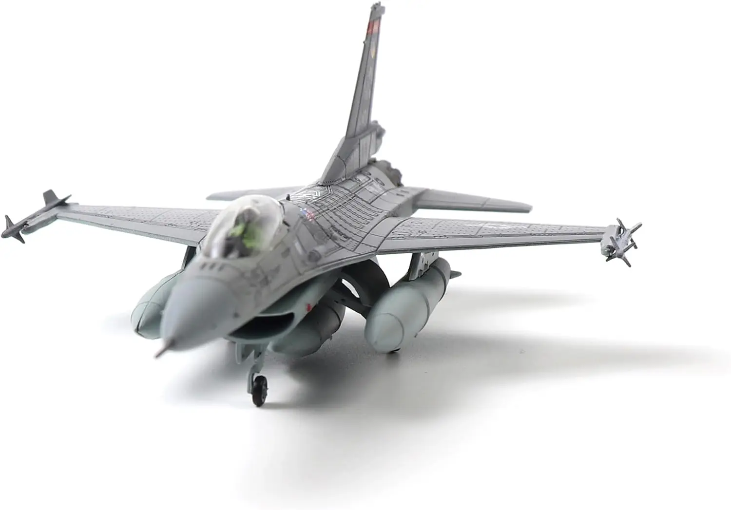 Imagem -03 - Combate Falcon Combat Aircraft Modelo Metal Die-cast Fighter Jet Kit Decoração de Casa 100 F16c