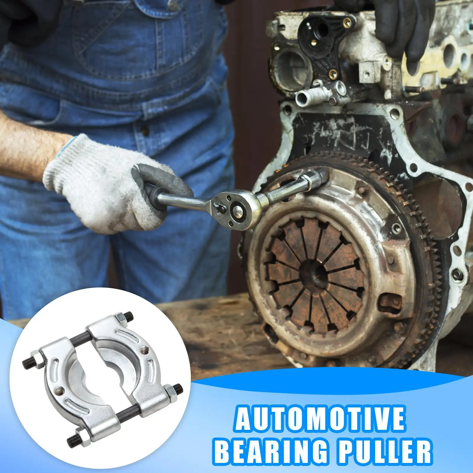 Universal Vehicle Bearing Puller Bearing Separator Tool for Motorcycle Car Sedan RV SUV Truck Workshop Maintenance Repair