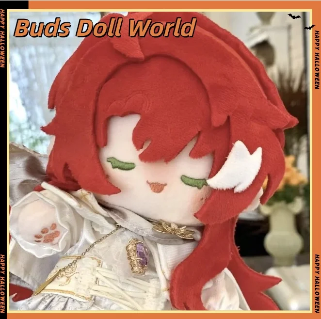 Stuffed 20cm Anime Honkai: Star Rail Argenti Attributes Cotton Doll Toys Kids Adults Dress-up Plush Toys Kids Birthday Gifts