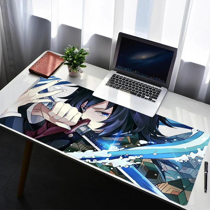

Mouse Pad Computer Gaming Accessories Mousepad Rubber Extended Desk Mat Laptop Gamer D-demon Slayer Tomioka Giyuu Keyboard Pad