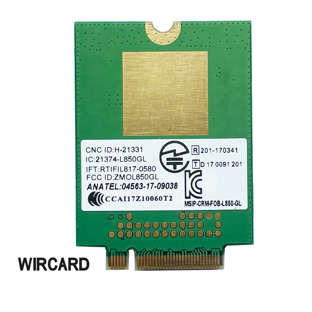 L850-GL M.2 Card 01AX792 4G LTE Wireless Module For ThinkPad X1 Carbon Gen6 X280 T580 T480s L480 X1 Yoga Gen 3 L580 4.4