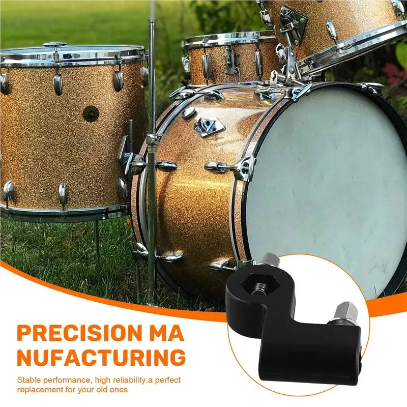 -[cilae-17R] 2X Drum Jazz Drum Single Pedal Step Hammer Mounting Assembly Parts Step Hammer Accessories Black