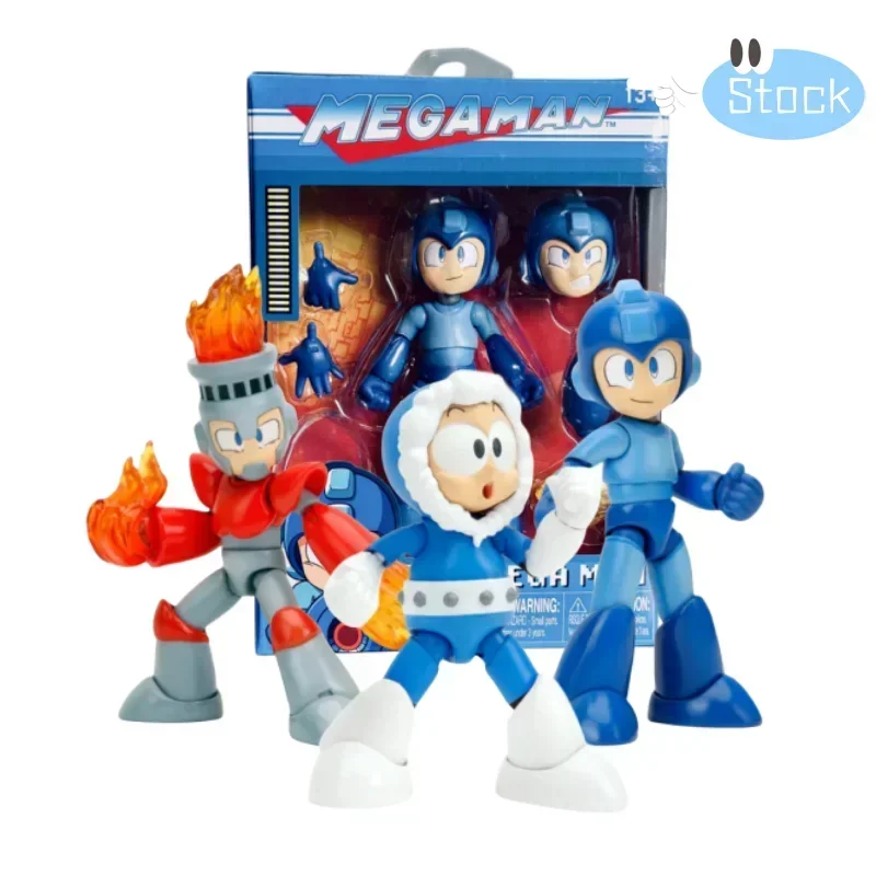 

Genuine Rockman Jada Toys 1/12 Rockman Flame Man Frozen Man First Wave Hand Toy Doll Collection Decoration Birthday Gift