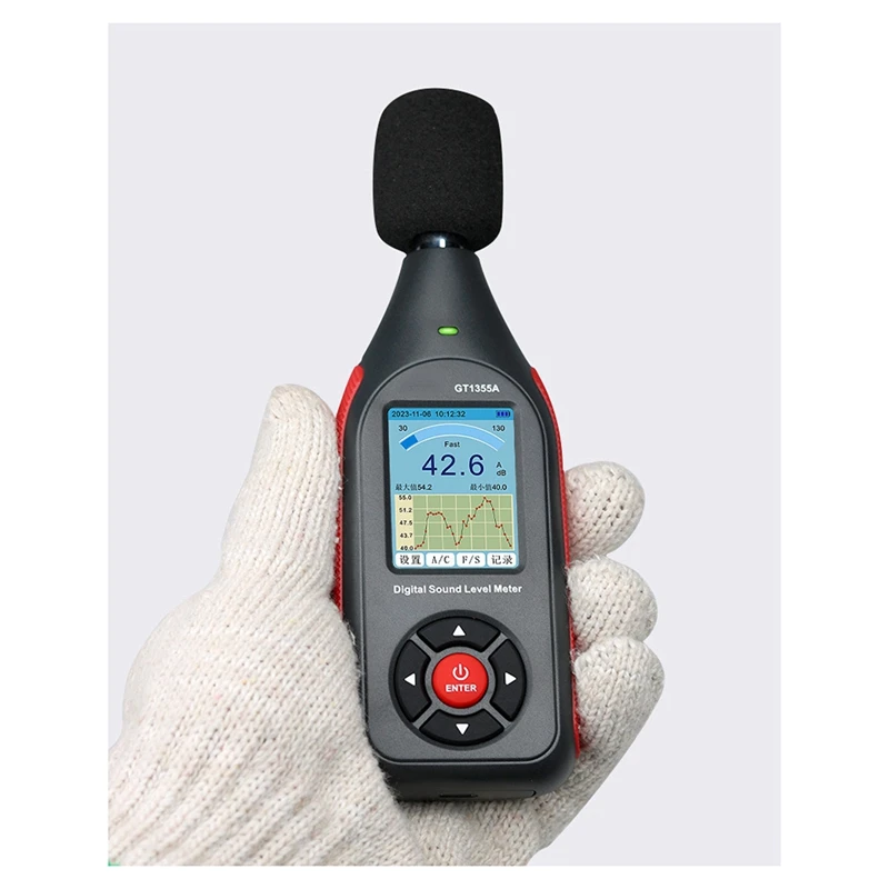 HOT SALE Digital Noise Meter With Condenser Microphone Digital Sound Level Meter Noise Tester Sound Detector Decible Monitor