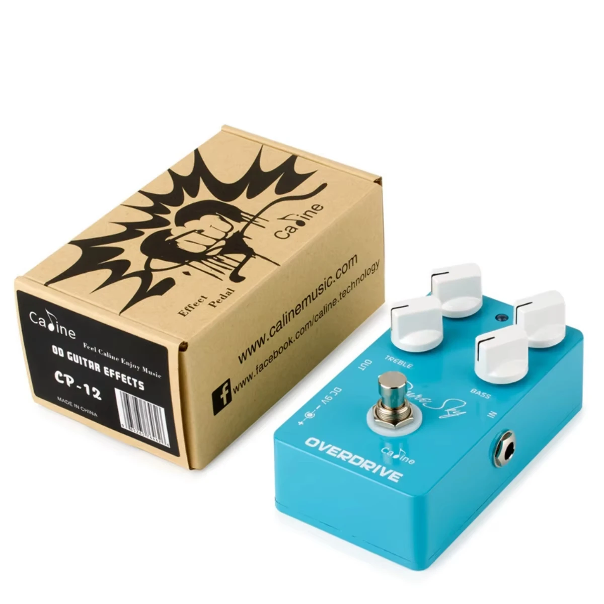 Caline CP-12 Pure Sky OD Guitar Pedal Effect Highly Pure and Clean Overdrive Guitar Pedal Accessories - view 6