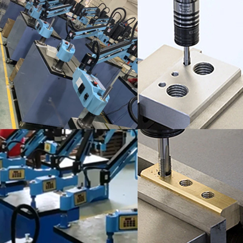 

LY Нарезной станок для нарезания резьбы M2 M3 M6 M12 M16 M24 Универсальная или вертикальная версия Пневматические нарезные инструменты с патронами Высокое качество