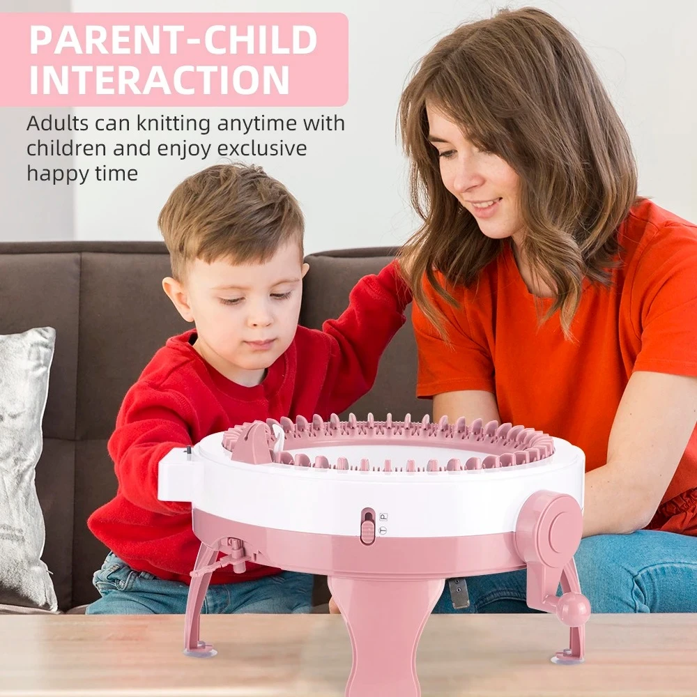 High Quality 48needle Knitting Machine Kit  Manual Knitting Loom Machine Smart DIY Sweater Scarves Hat Glove with Counter