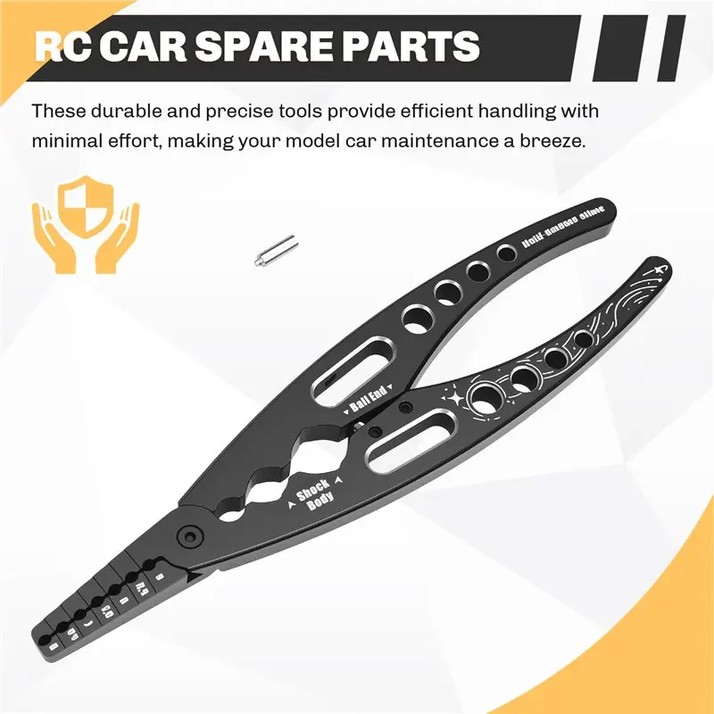 AS96-RC Car Spare Parts Metal Shock Absorber Multi-Function Pliers Head Clamp For Assembling Disassembling Tools