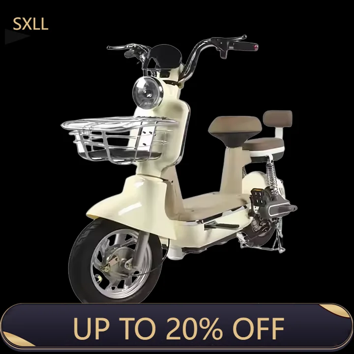 

SXLL China wholesale 48v electric bicycle cheap two-seat electric bicycle with drum brake seat intelligent electronic electric