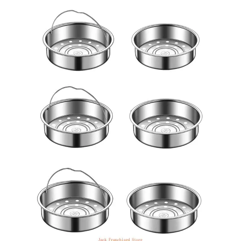 

Multipurpose Stainless Steel Steamers Basket Practical Steaming Rack for Dim Sum and Dumplings Kitchen Cooking Tool