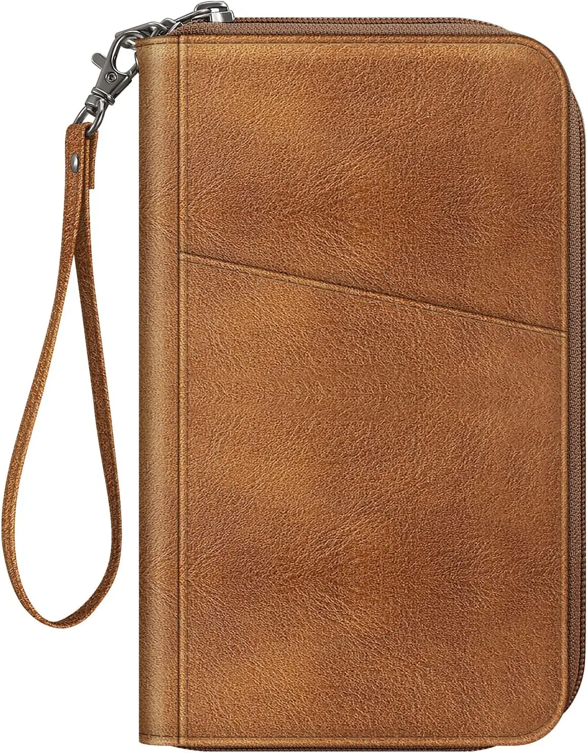 Family Passport Holder Wallet, RFID Blocking Travel Document Organizer Clutch Bag Credit Cards Case Cover for Women Men