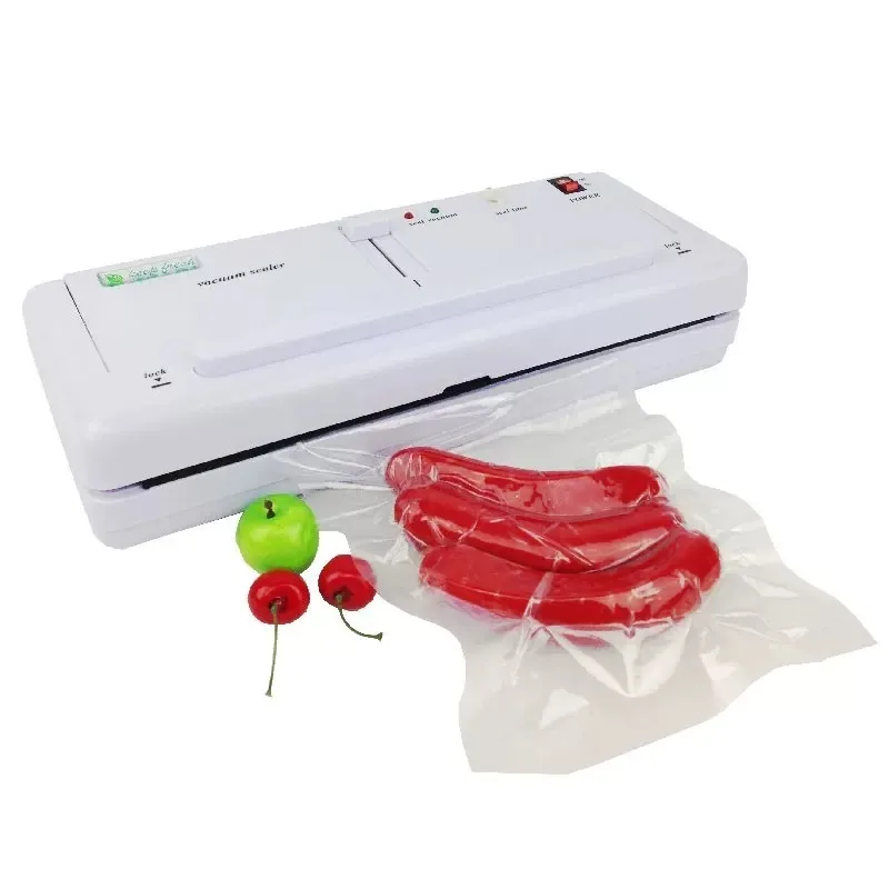 Kitchen Vacuum Sealer Plastic Bag Sealer Degasser Vacuum Bags Sealing Machine Kitchen Fruit Vacuum Degasser