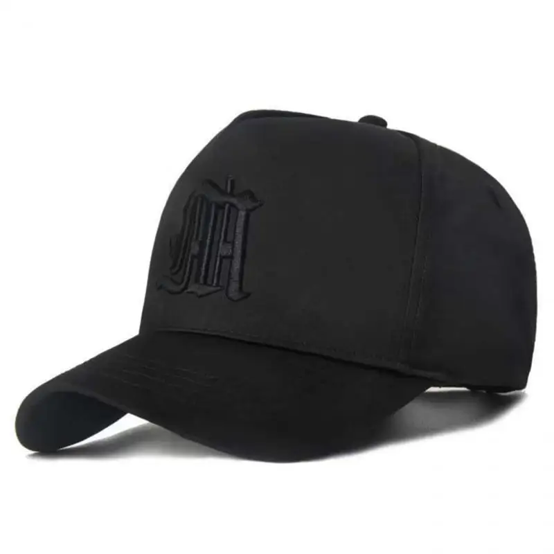 Mode Gothic Buchstabe M Stickerei Baseball Caps Frühling und Herbst Outdoor Einstellbare Casual Hüte Sonnenschutz Hut Sport Kappe – Detail 5