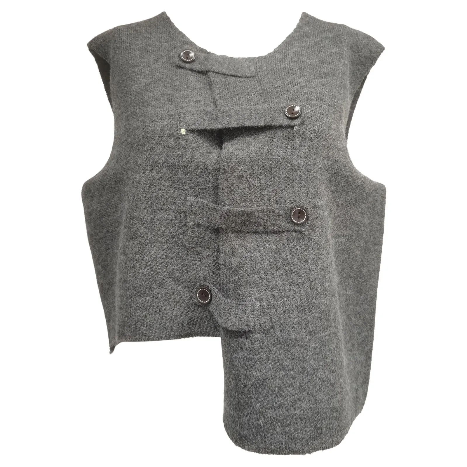Women Solid Color Vest Knitted Sleeveless Sweater Pullover Top Casual Autumn Winter Soft Elegant Retro Sweater Undershirt