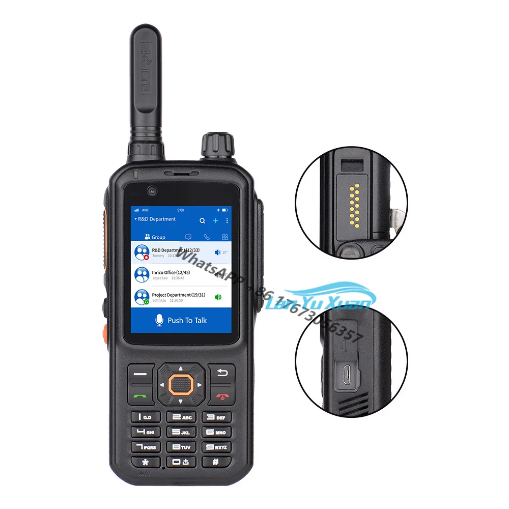 2 units Inrico T320 Portable Wireless high quality two way radio handy 4g long range Walkie Talkie