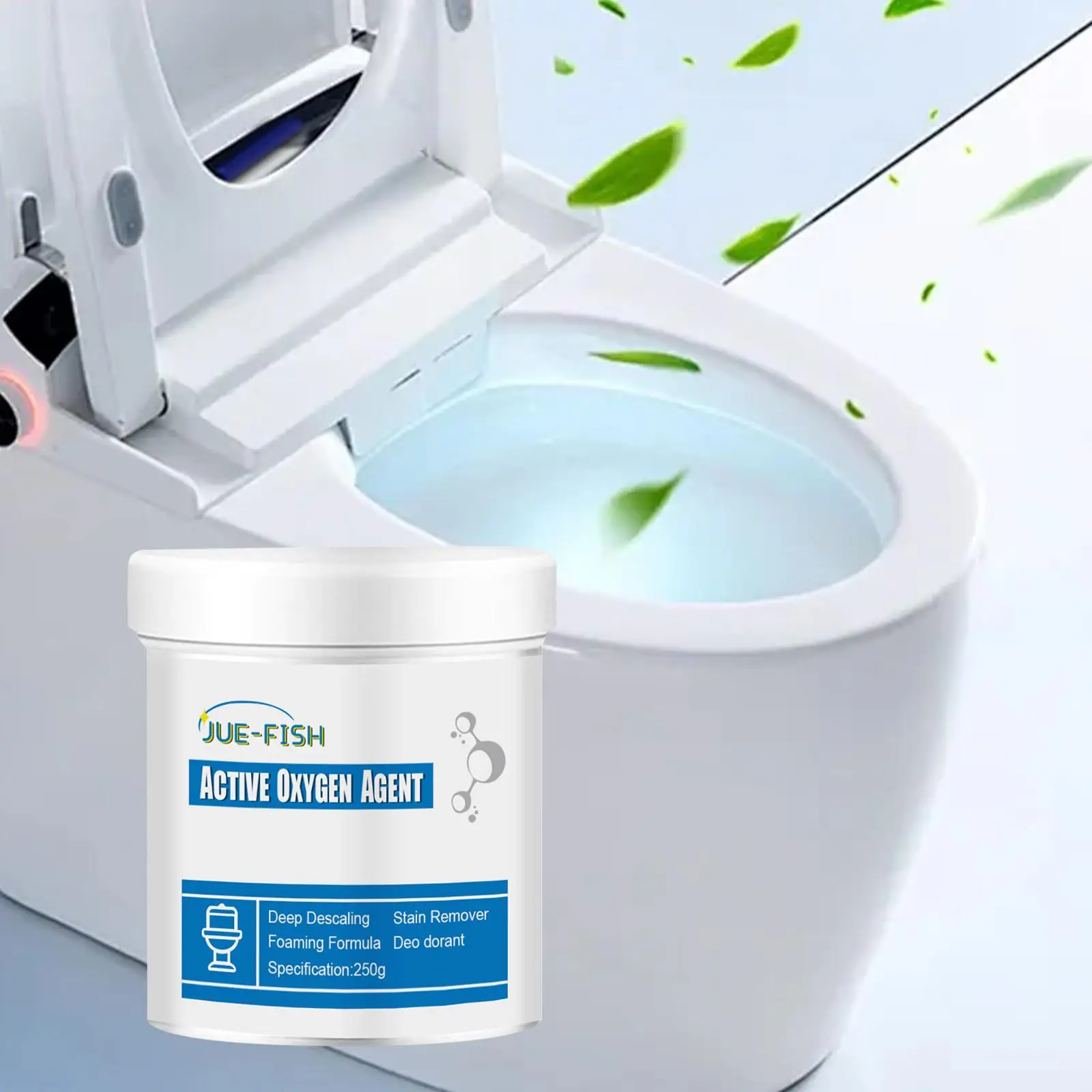 

Toilet Cleaner Highly Effective 250G Capacity Practical Easy to Use Bathroom Odor Removal for Apartment Household Hotel Dorms