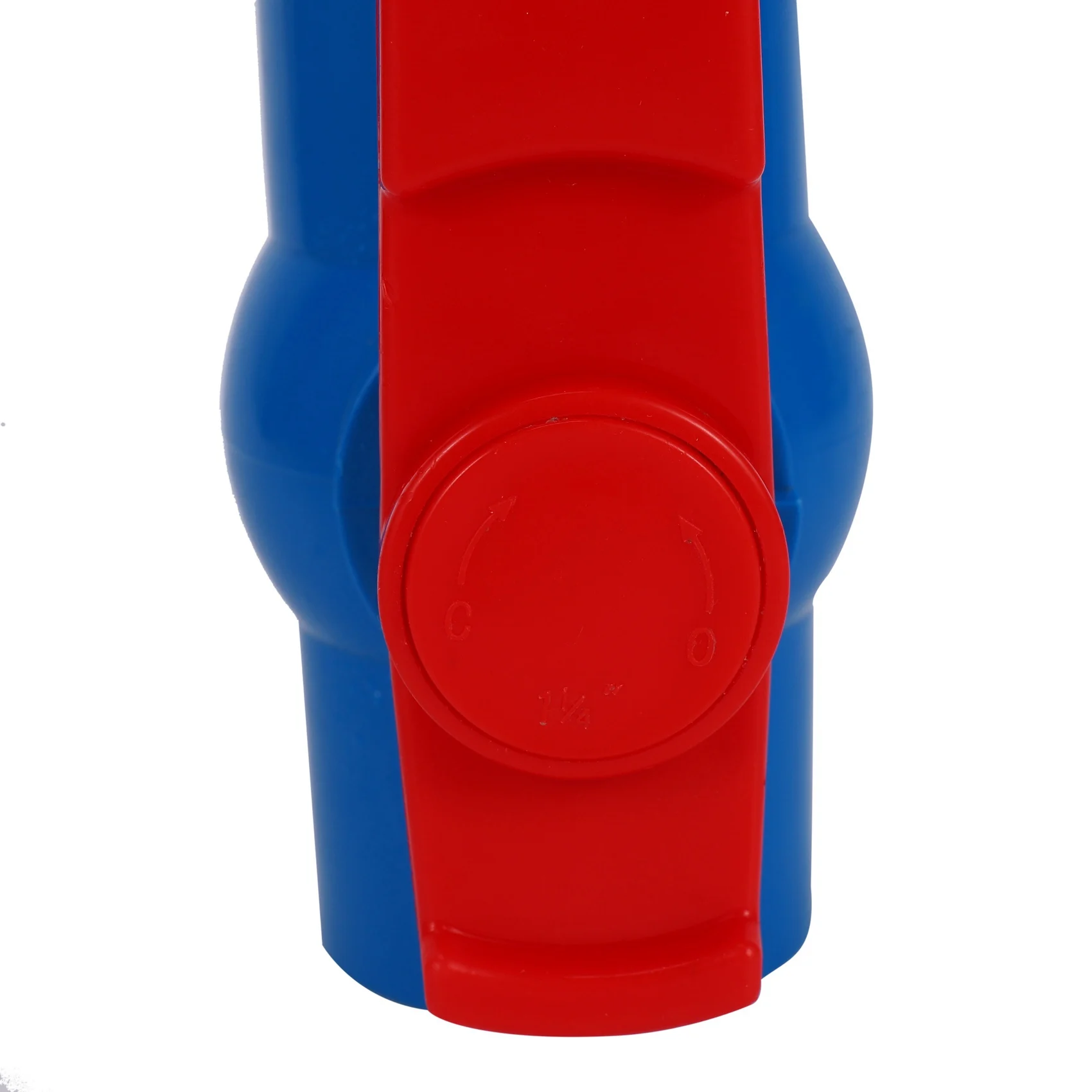 

AA81-5Pcs 40 мм х 40 мм полный порт красная ручка рычаг U-PVC шаровой кран синий