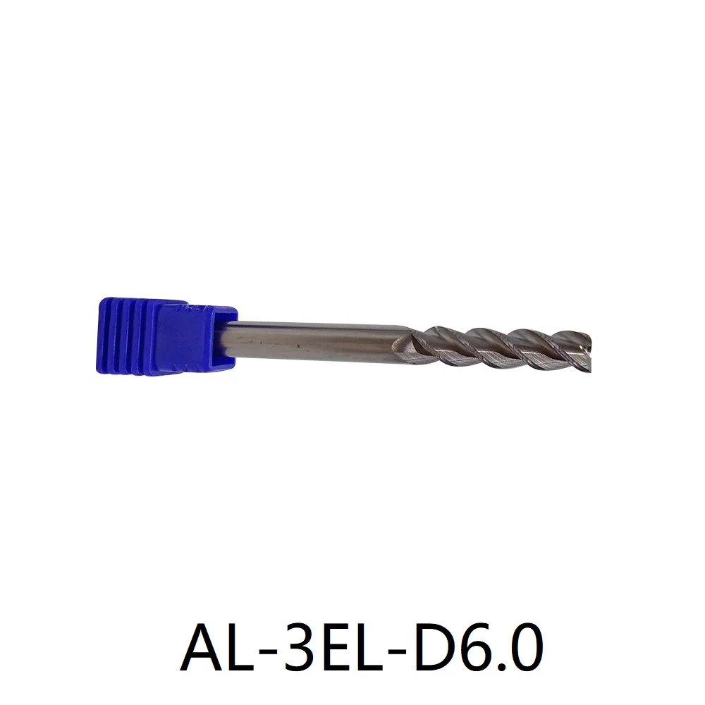 ZCC AL-3EL-D3.0 AL-3EL-D4.0 AL-3EL-D5.0 AL-3EL-D6.0 AL سلسلة مطحنة نهاية طحن كربيد الصلبة