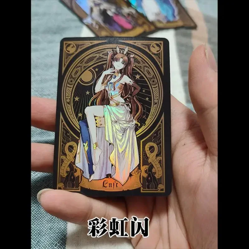 อะนิเมะเทพธิดา Story DIY ACG ของเล่นสําหรับชาย Ishtar Tamamo ไม่มี Joan of Arc เลเซอร์หักเหการ์ดสะสมของขวัญวันเกิด