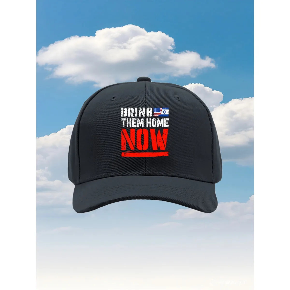 BRINGU THEM HOME NOW 2025 قبعة سائق الشاحنة ذات الطراز الجديد مع تصميم مطبوع ممتع وقابل للتعديل، مثالية للأنشطة الخارجية Tr