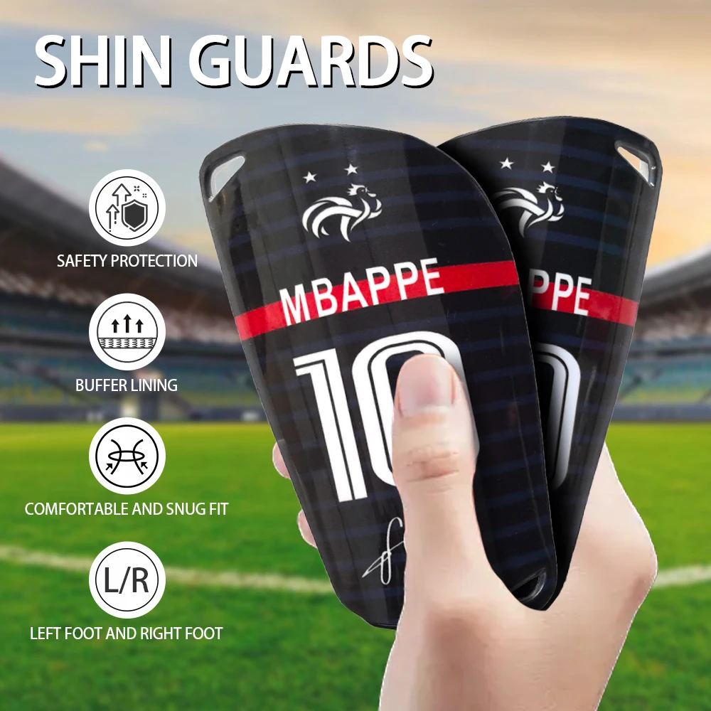 1 Pair Outdoor Sports Football Shin Guard Teenagers Adult Ultra Light Football Leg Mat Protective Sports Equipment