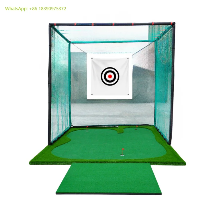 

High Quality Golf Practice Net Factory Wholesale Durable Large Size Golf Swing Cage for Indoor Outdoor Hitting Practice