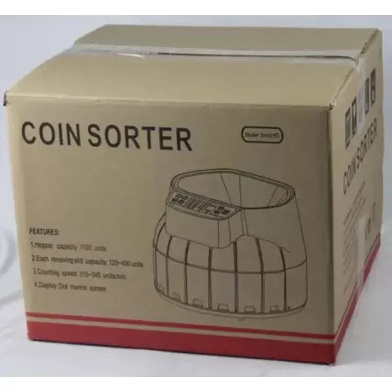 NEW S-700 Electronic Coin Sorting Machine Counting Device for Euro Thai Baht US Dollar And Other Countries Currency